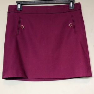 Loft Wine Skirt